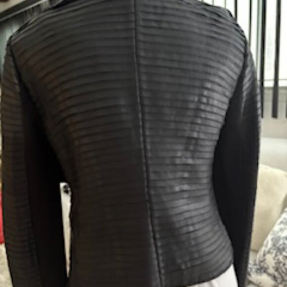Marciano Shayna Drape Leather Jacket - Picture 3 of 4